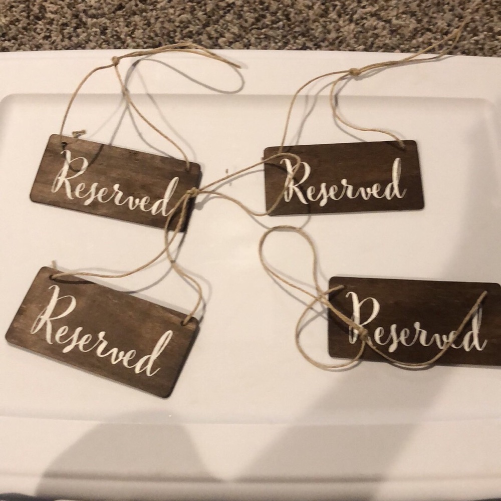 Wedding signs decor